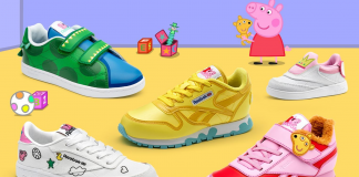 Reebok lança coleção de Peppa Pig