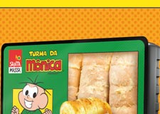 Santa Massa lança linha Turma da Mônica