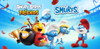 Parceria entre Angry Birds e Smurfs decola