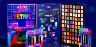 A nova linha de maquiagem da NYX se inspira em Tetris