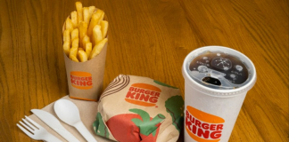 Burger King testa embalagens sustentáveis