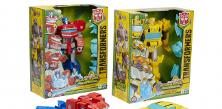 Novos brinquedos de Transformers se transformam por conta própria