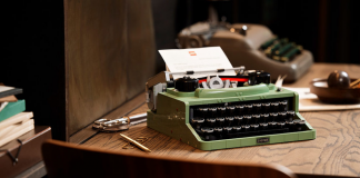 LEGO vira vintage com seu mais recente lançamento de LEGO Ideas, a máquina de escrever LEGO
