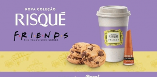 Risqué e Rappi se unem em ação para promover esmalte de Friends