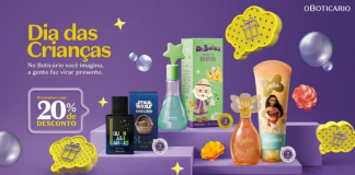 O Boticário está com novidades licenciadas para o Dia das Crianças