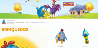 A nova loja da Galinha Pintadinha já está no ar!