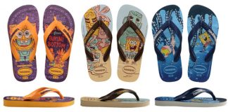 NICKELODEON E HAVAIANAS LANÇAM LINHA DE CHINELOS BOB ESPONJA