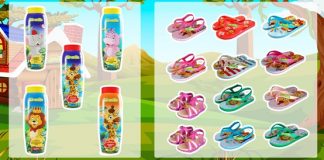 Giramille ganha linha completa de calçados e coleção de cosméticos infantis