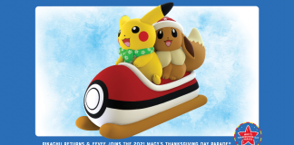 Pokémon revela novo balão para o desfile do Dia de Ação de Graças da Macy’s