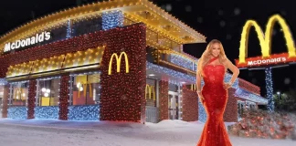 Mariah Carey estrela campanha de Natal da Rede Mc Donald’s