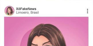 Personagem Tina, da Turma da Mônica, no combate à fake news