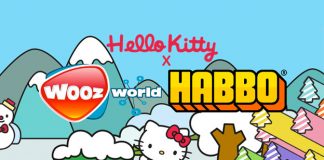 HELLO KITTY CELEBRA AS FESTAS DE FIM DE ANO NOS METAVERSOS DO HABBO E DO WOOZWORLD