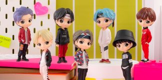 BONECOS COLECIONÁVEIS NA BANDA K-POP BTS CHEGAM AOS EUA