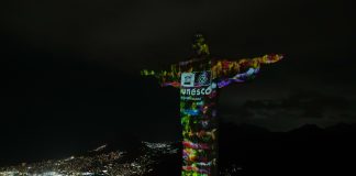 Cristo Redentor ganha projeções inéditas do impressionismo francês em alusão ao Dia Mundial da Água