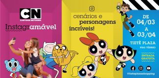 Tietê Plaza Shopping recebe exposição instagramável do Cartoon Network