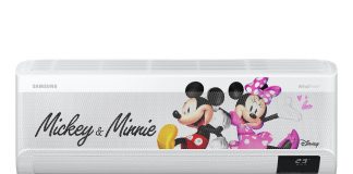 Mickey Mouse e outros personagens da Disney estampam nova versão limitada do ar-condicionado Samsung WindFree