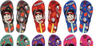 Após virar brinquedo, youtuber Enaldinho lança linha de chinelos infantis