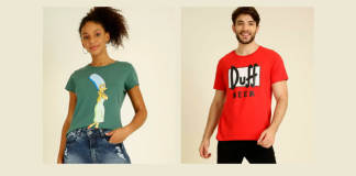 Marisa celebra 33 anos de Simpsons com nova coleção