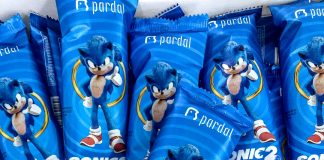 Pardal Sorvetes lança três embalagens temáticas do filme ‘Sonic 2’ em parceria com a Paramount Pictures