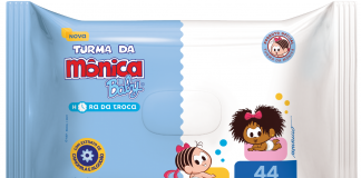 Turma da Mônica Baby lança toalhas umedecidas
