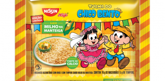 Novo miojo sabor Milho na Manteiga da Turma da Mônica