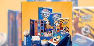 Frosted Flakes da Kellogg cria maquiagem com Glamlite