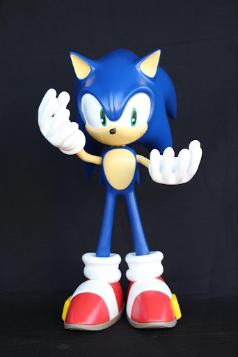 Boneco Sonic Azul Clássico 30cm Action Figure Articulado