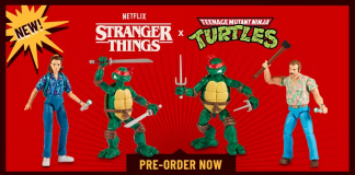 Playmates Toys junta Stranger Things e Tartarugas Ninja em novos brinquedos