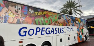 Turma da Mônica protagoniza projeto de arte sobre rodas em Orlando, nos Estado Unidos