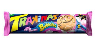 Trakinas inova com sabores Bubbaloo e torta de limão