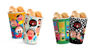 Megamatte lança copos de pão de queijo da Mônica Toy