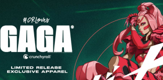 Lady Gaga está de volta com Crunchyroll para outra colaboração de streetwear