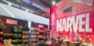 ESTANDE DA MARVEL NA BGS 2022 CONTA COM LOJA EXCLUSIVA DA MARCA
