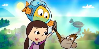 Peixonauta chega no ZooMoo Kids para solucionar os mistérios do Parque das Árvores Felizes junto de seus amigos