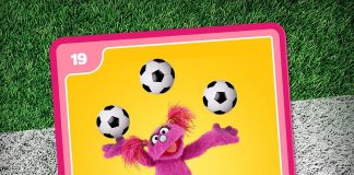 Vila Sésamo apresenta figurinhas de futebol digitais colecionáveis