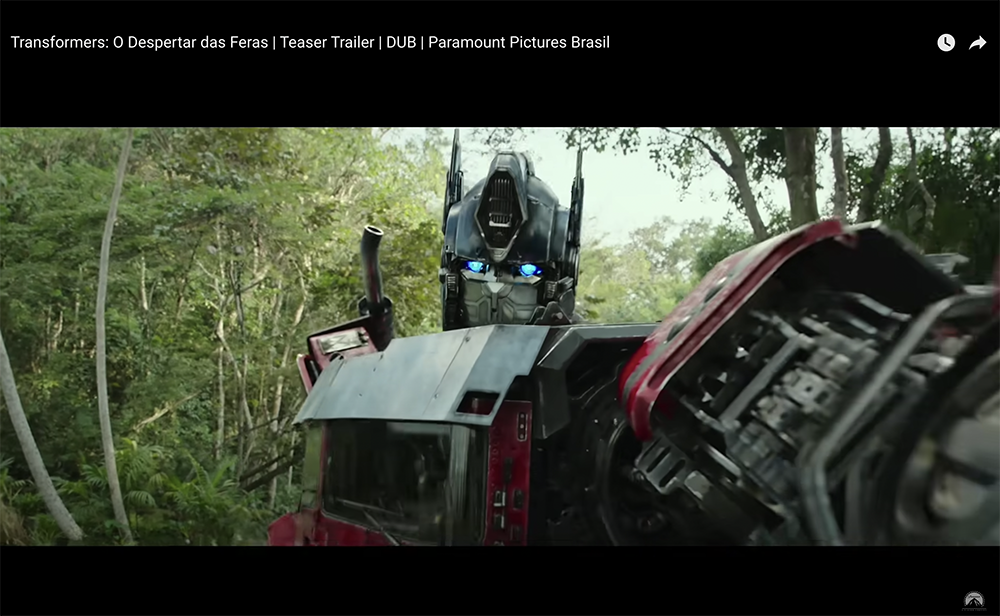 Transformers 7 o despertar das feras filme lançamento ja se iniciou trailer  ? 