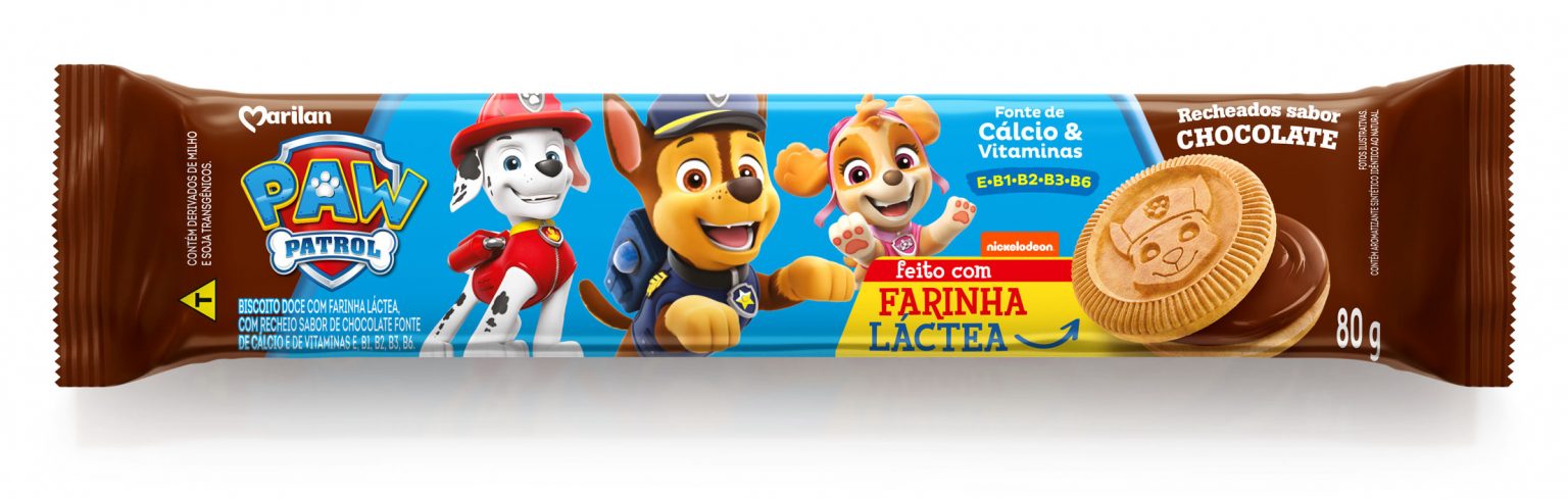 Marilan e Nickelodeon lançam Biscoito Recheado Patrulha Canina com ...