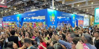 Presença de Luccas Neto e “Os Aventureiros” faz sucesso na abertura da feira Abrin 2023