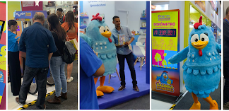 Galinha Pintadinha marca presença na Abrin em onze estandes e com quinze lançamentos de produtos