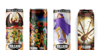 Vulcano Energy Drink e Caverna do Dragão colaboram em bebida energética