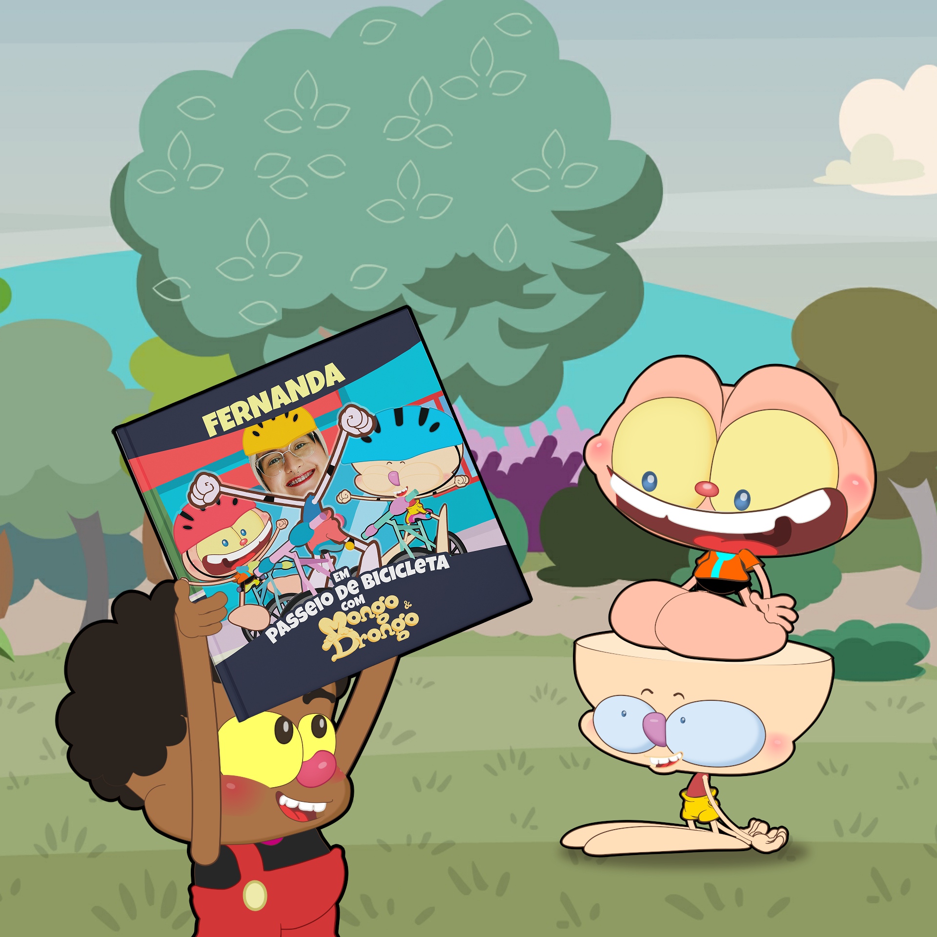 Sweet books lan a livro personalizado de mongo e drongo ep grupo