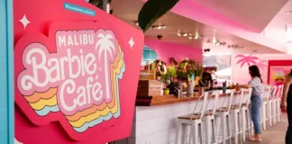 Malibu Barbie Cafe abre em Nova Iorque