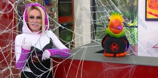Ana Maria Braga divulga novo filme do Homem-Aranha em seu programa
