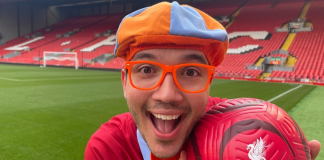 Liverpool FC colabora com Blippi para novo conteúdo e linha para varejo