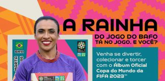 “A Rainha do Jogo do Bafo”: Panini apresenta Marta em campanha exclusiva para Copa do Mundo Feminina