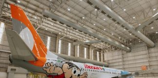 GOL e Mauricio de Sousa Produções apresentam avião temático em comemoração aos 60 anos da Mônica