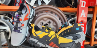 Caterpillar lança três tênis no Brasil em collab épica com Transformers