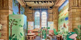 Sala de brincadeiras da Peppa Pig é inaugurada no Museu de História Natural de Londres