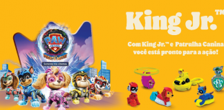 Patrulha Canina são os novos brinquedos do King Jr. do Burger King
