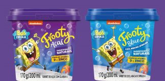 Frooty lança nova linha de produtos com o Bob Esponja